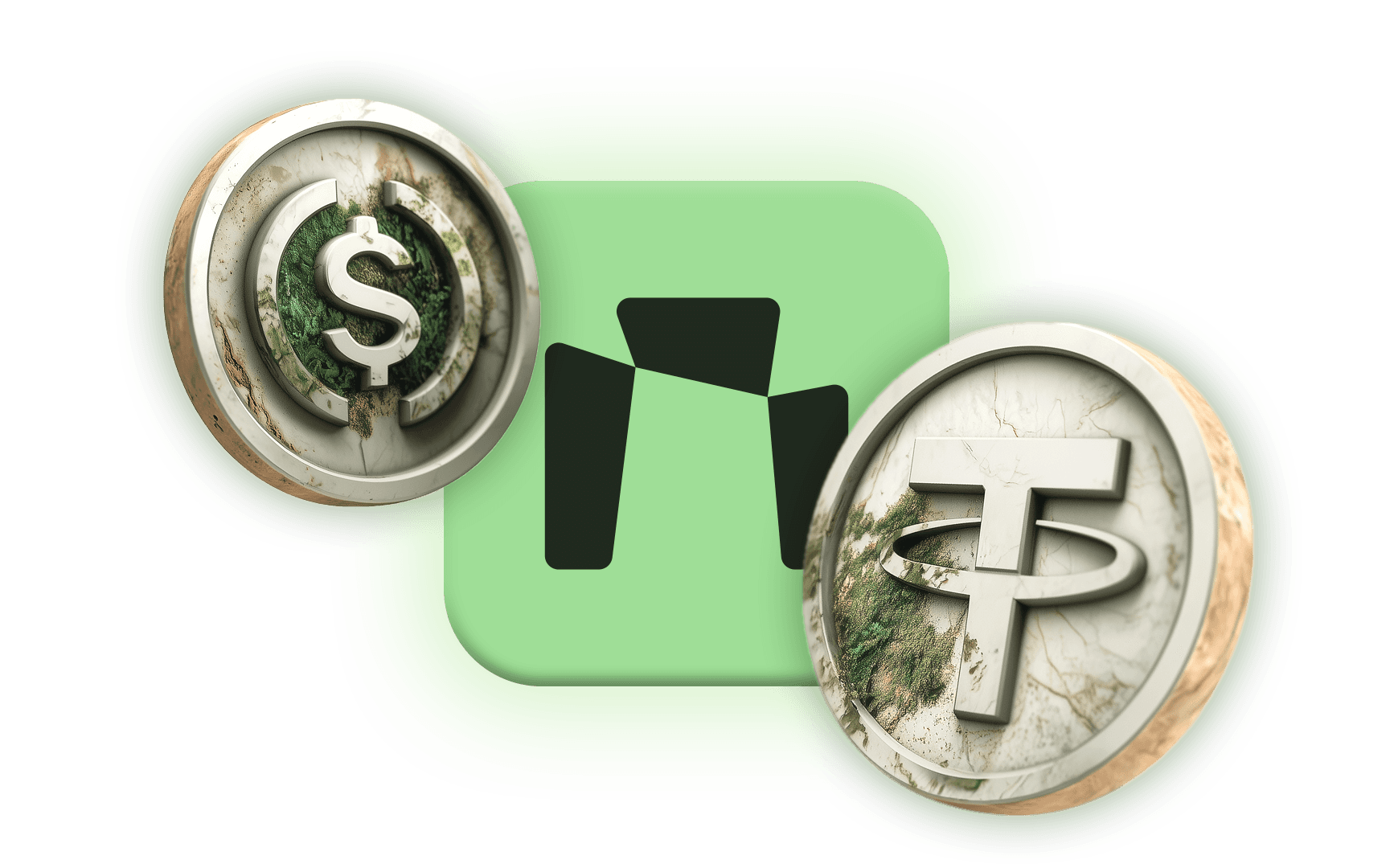 USDC USDT Logo