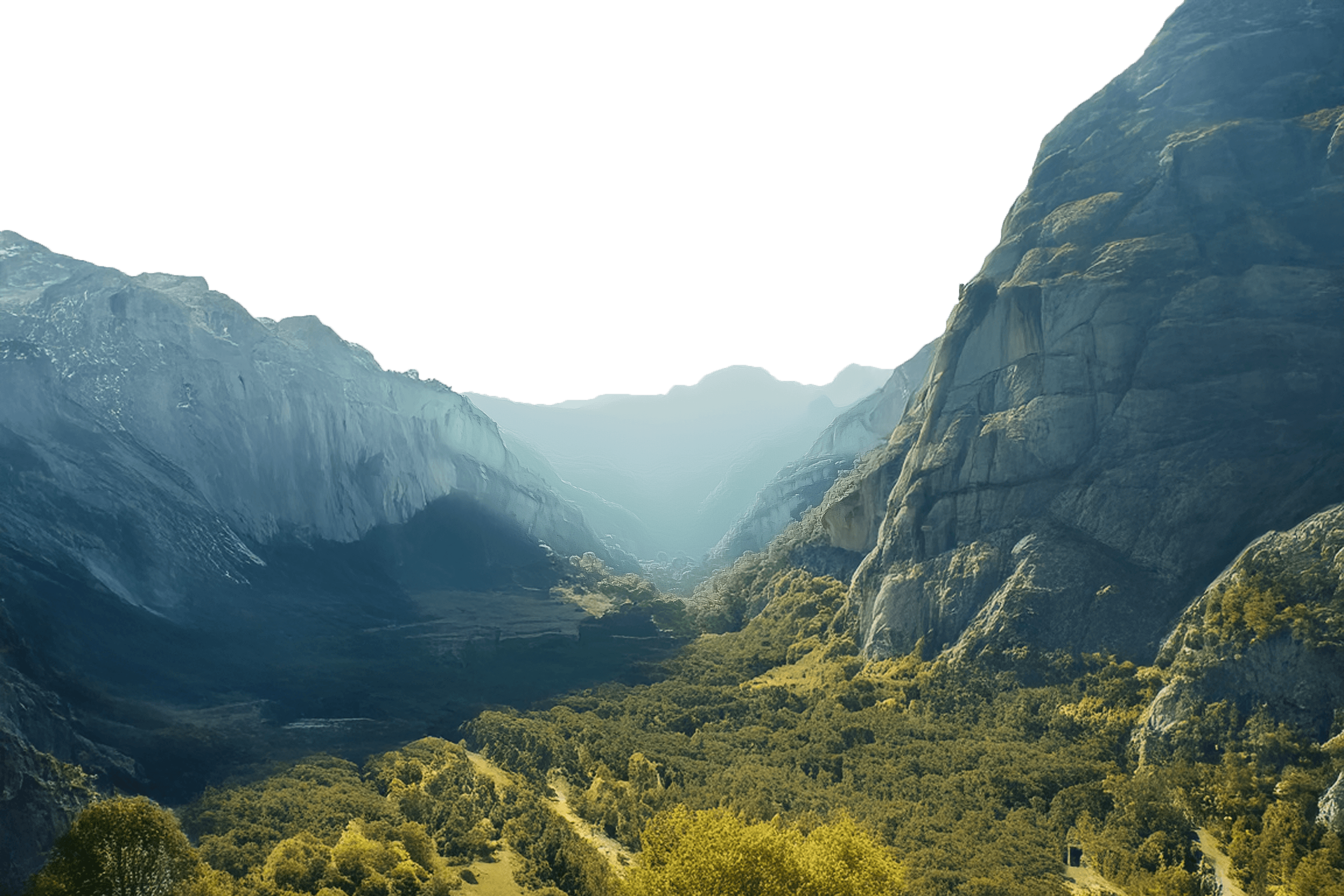 Montañas parallax